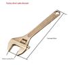 Explosion-Proof Aluminum Bronze Adjustable Wrench