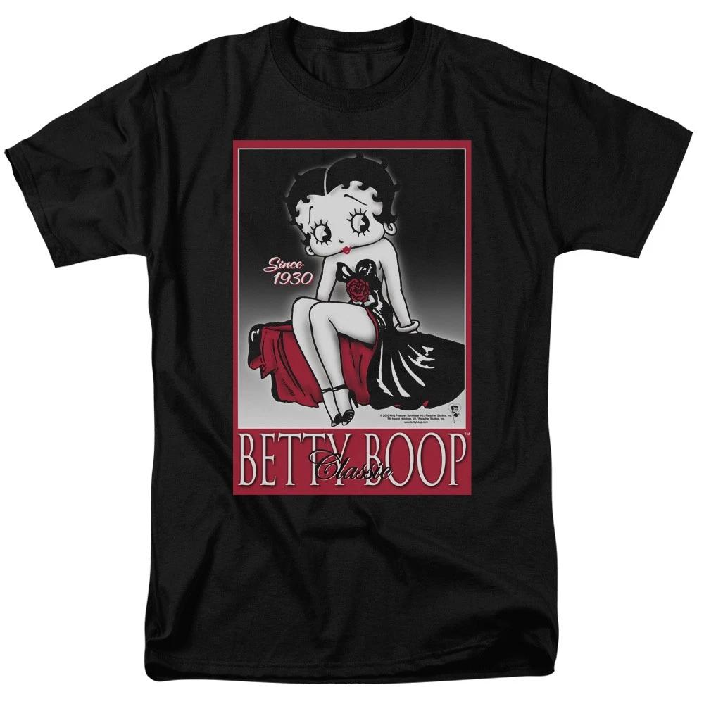 Betty Boop - Classic - Unisex Short Sleeve Children's T-shirt - Black