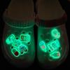 1Pcs Luminous Nurse Shoe Decoration Shoe Charms Pin for Cute Stethoscope Syringe Pill Medical Shoes Charms Clog Women Man