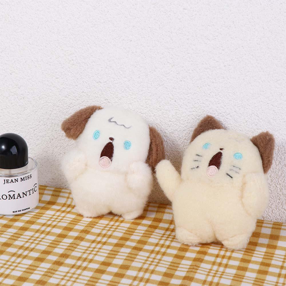 Gift Shouting Rabbit Shouting Dog Stuff Plush Bag Decoration Backpack Charms Plush Pendant Keychain