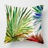 Nordic fall home decor autumn throw pillow case sofa Cushion cover modern 45x45cm 45*45 50x50 60x60cm 40*40cm green leaf plant