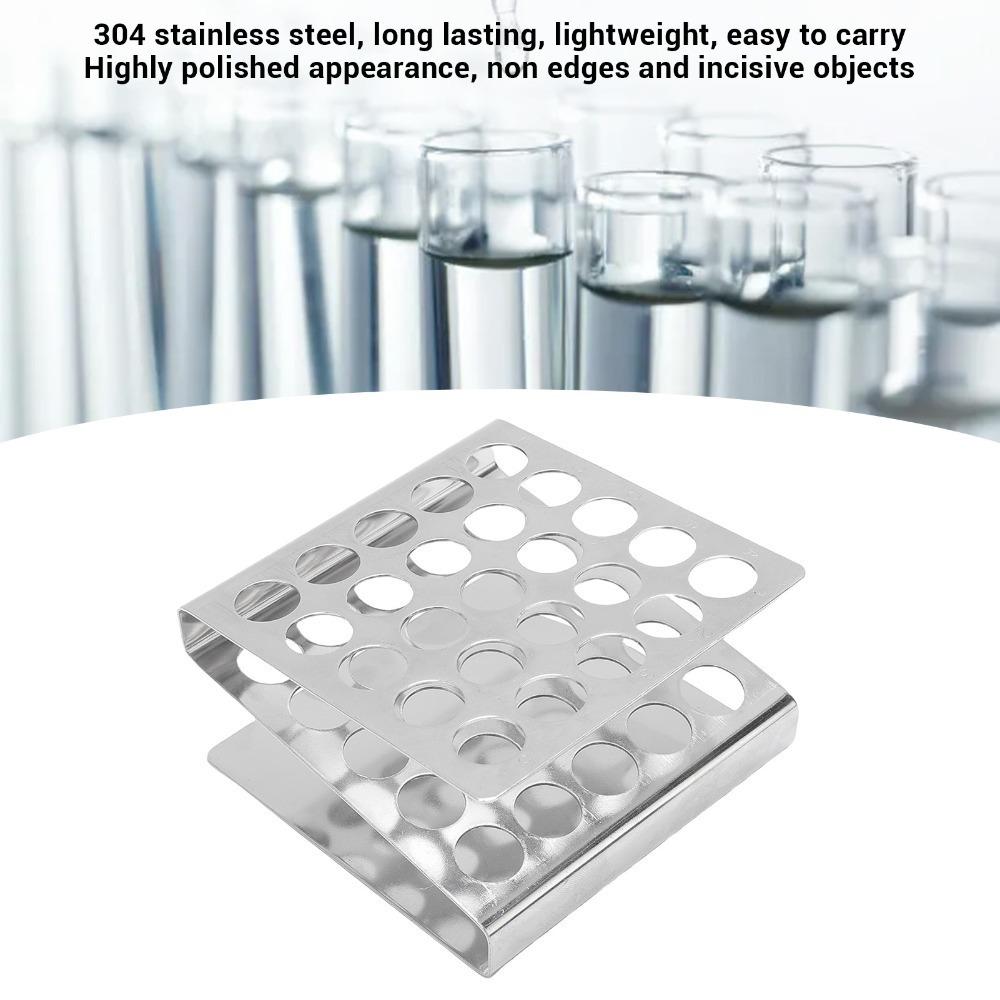 25 Holes 15/17mm 25 Holes Z Shape Centrifuge Tube Rack  Chemical Experiment
