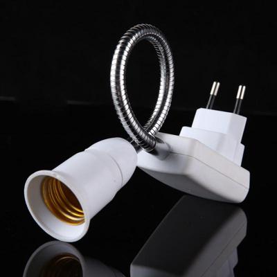 E27 Light Bulb Holder Extension Adapter Flexible Extension Converter Screw Socket
