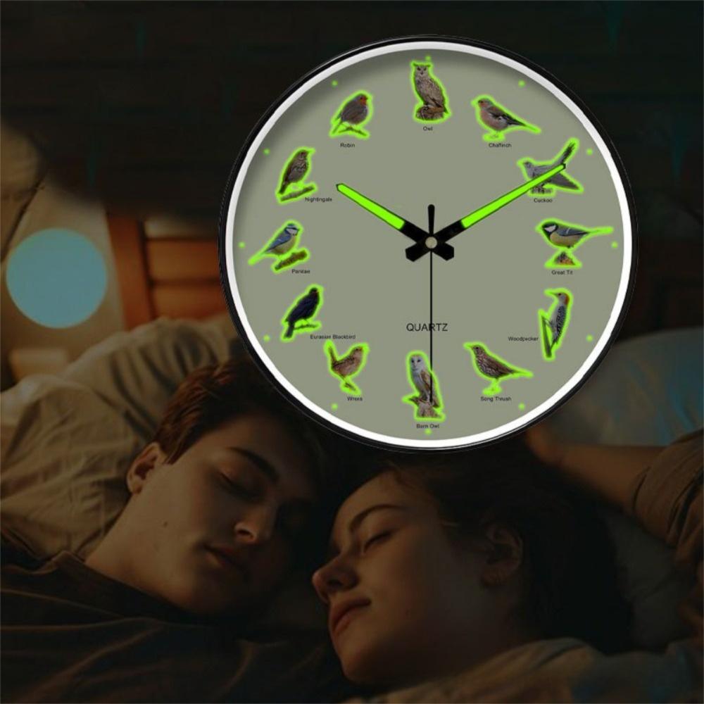8 Inch Round Wall Clock Easy To Read Home Decor Clock Durable Wall Hanging Clock for Bedroom