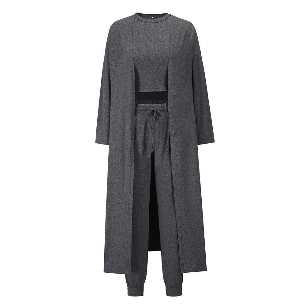 2025 Southeast Asia Women's Three-Piece European & American Fashion Vest and Long Pants Set
