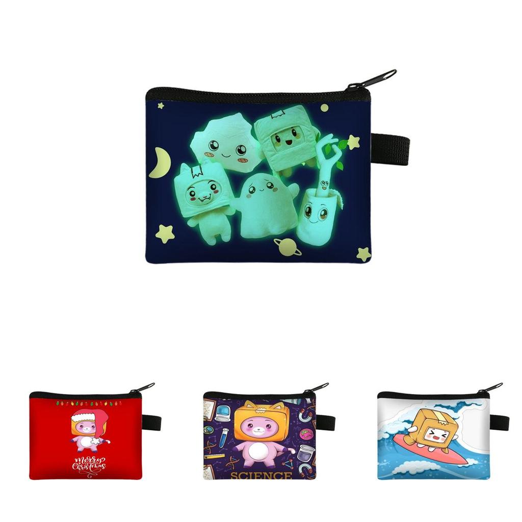 Durable Lankybox Coin Purse Portable Organizer With Comfortable Polyester Fabric