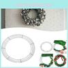 Hoop Metal Garland Round Iron Ring Diy Christmas Decoration  Wire Wreath Frame