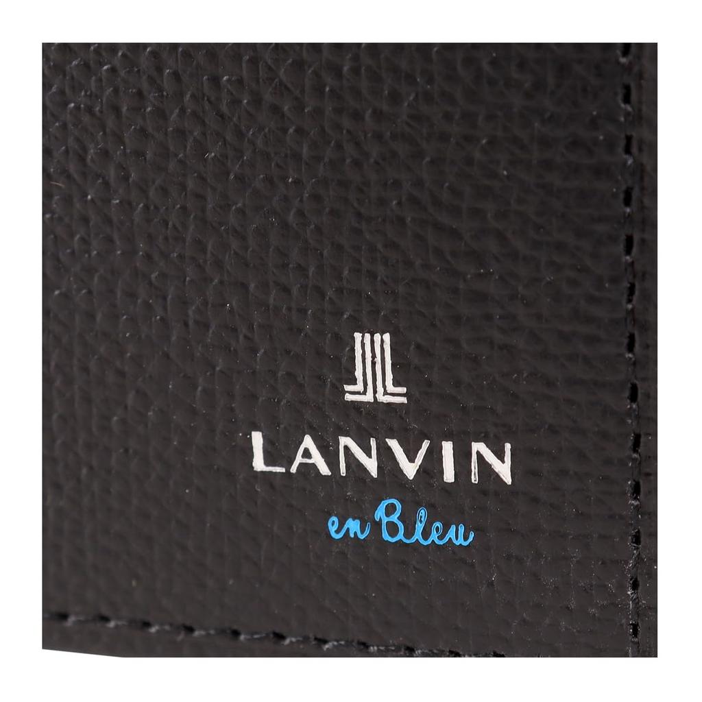Lanvin en Bleu Dexter Compact Mini Wallet with Coin Muted Genuine Cowhide Taupe Bi-fold Wallet, Purse, Casual, Color, 524605, Leather, [65]