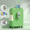 20-Inch Lightweight Spinner Suitcase: Stylish, Compact, with Combination Lock, Unisex Design and High-Quality Wheels for Easy Travel.