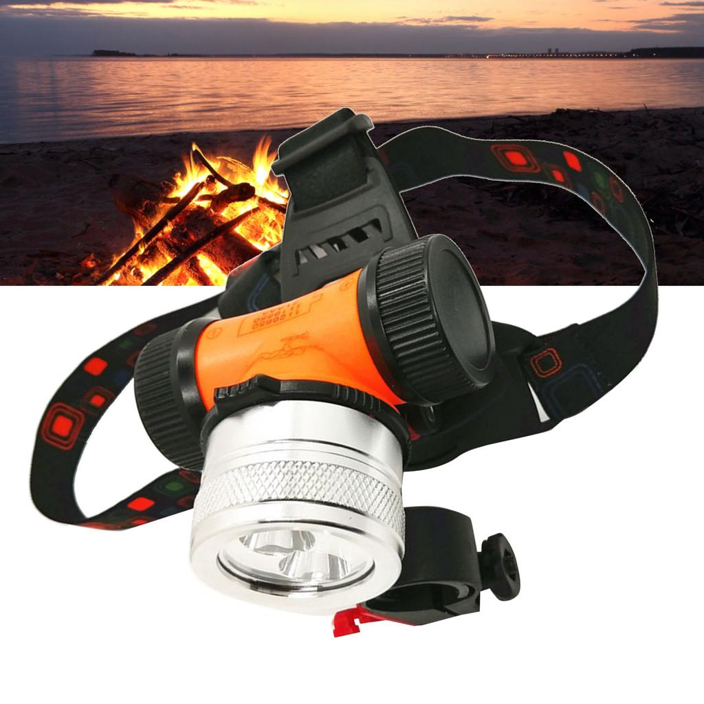 Diving Headlamp 2 Kinds Lights Rust Prevention Aluminum Alloy Removable Headband Underwater Head