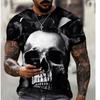 T-shirt z cyfrowym drukiem 3D dla nastolatków i mężczyzn, z krótkim rękawem, wszechstronny, oddychający