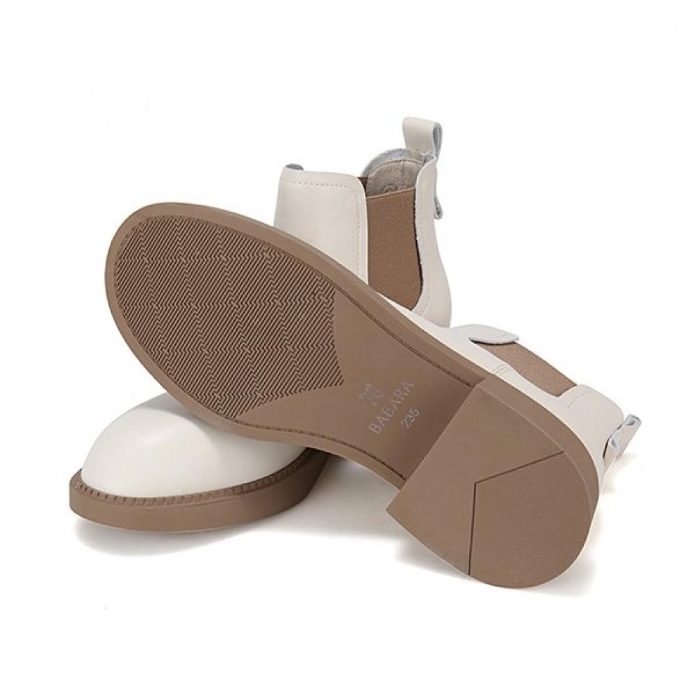 BARBARA Lambskin Mold 3.5cm Chelsea Boots Bzg801iv