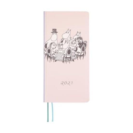 Hobonichi Techo 2027 Weeks (Special Edition) Moomin Around Table January Start Weekly Planner Left Slim Vertical