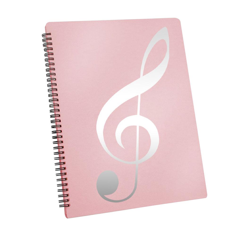 Sheet Music Folder Music Folders Binder Music Choral Storage Holder Band Folder, A4 Size Black Folder,40 Pockets