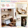 Gemütliche Katzenfensterbank - Faltbares & Waschbares Hängebett für Katzen & Kleine Hunde