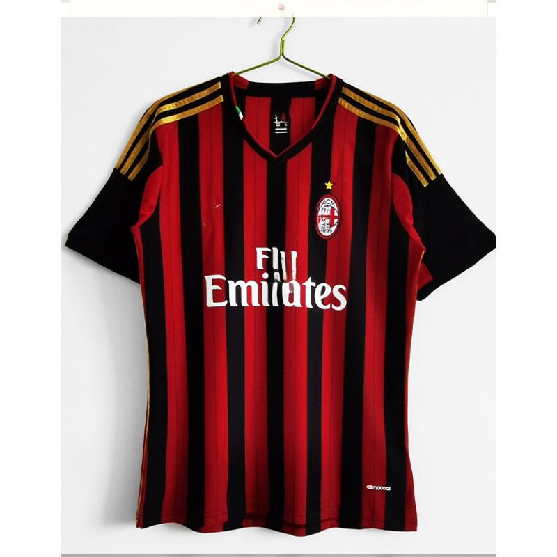 0607 AC Milán Milánský dres Kaka 95-20 Ronaldinho a retro fotbalový dres