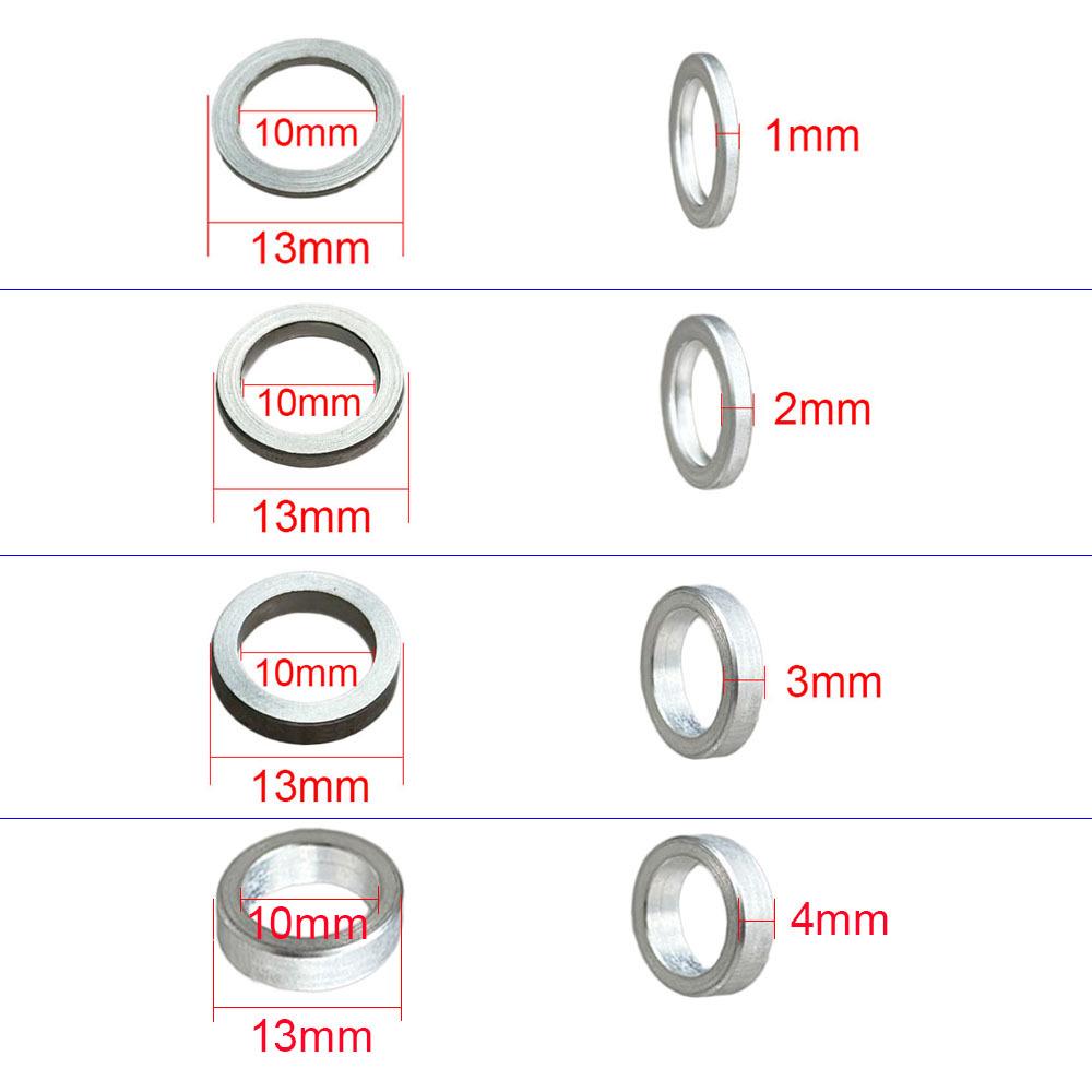 Arandela de Tornillo de Bielas de 3 mm para Bielas de Bicicleta de Montaña, Brazo de Bielas y Protección de Platos - Modificador de Plato Único de 1 mm