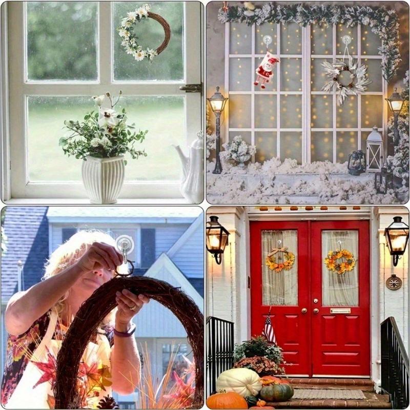 Hochleistungs-Saugnapf Abnehmbare & Robuste Haken Für Badezimmer, Dusche Und Küche, Aufhänger Für Handtücher Auf Glasfenster & Tür, Badezimmerzubehör