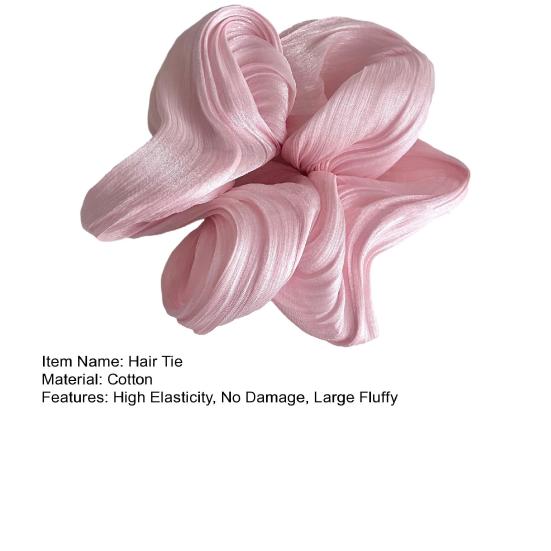 Elástico de Cabelo Alta Elasticidade Sem Danos ao Cabelo Cetim Macio Corda de Cabelo Grande Fofa Coque Scrunchie de Cabelo Acessórios de Cabelo para Ir ao Trabalho Encontros