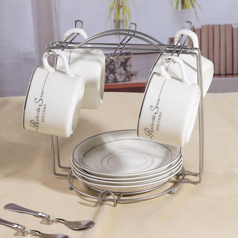 Luxury Ceramic Coffee Cup and Saucer Set