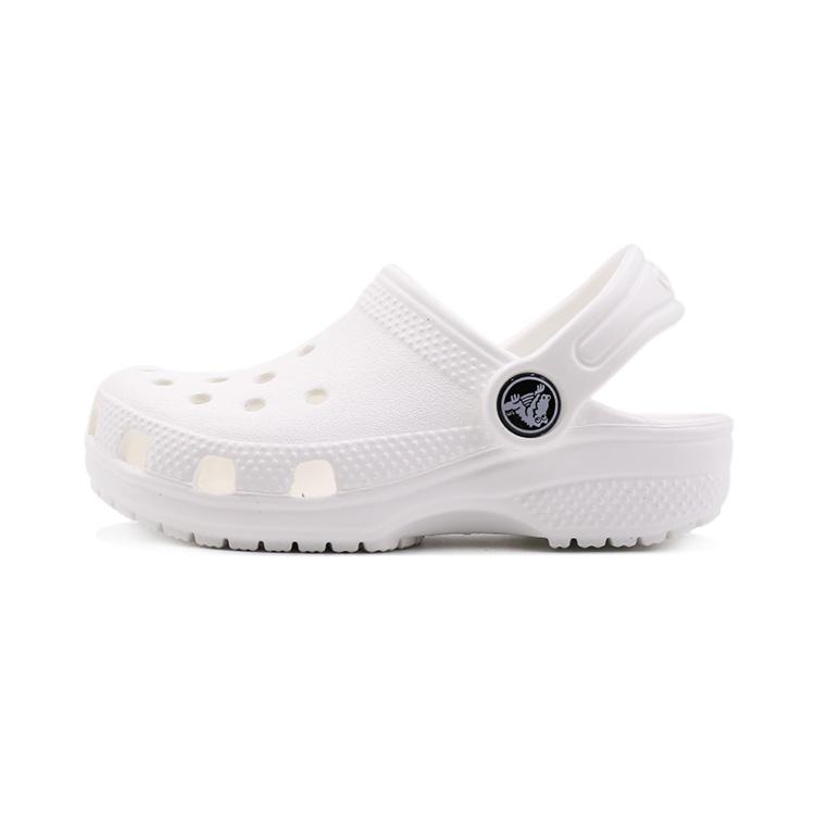 (PS) Crocs Classic Beach Shoe White Kids 204536-100 EU 33-34