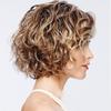 Women's Short Curly Mixed Voluminous COS Wig Golden Short Hair Wig