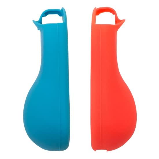 Answer Silicone Protect Plus für Switch-Stick mit organischem EL-Modell und normalem (Blau Rot) Joy-Con [Verbesserter Griff/Glattes Gefühl/Mit