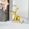 3D Long-Eared Electroplated Rabbit and Ferocious Bear Ornament