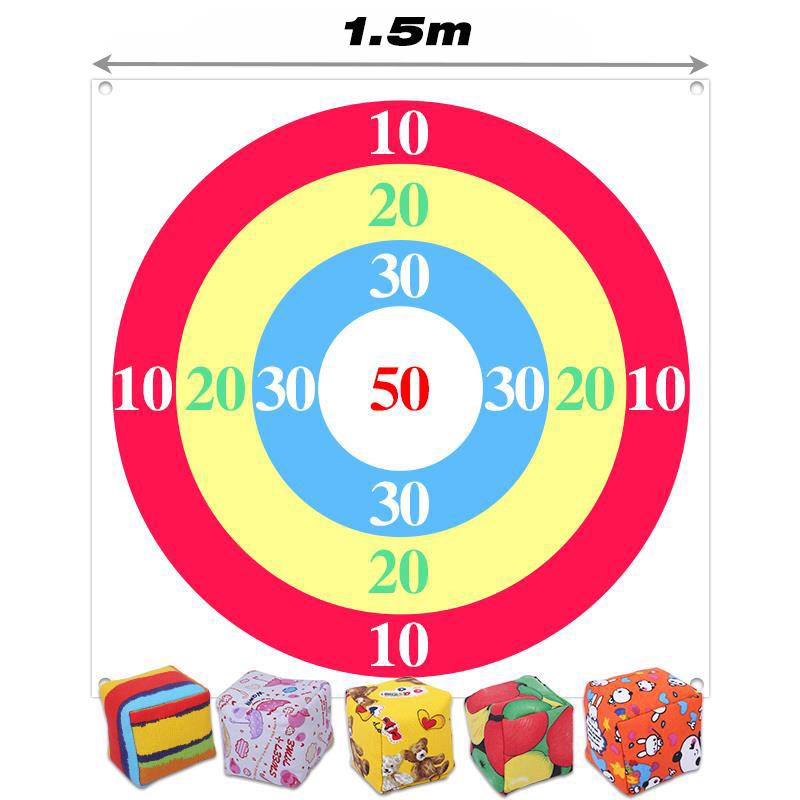 Throwing Sandbag Targets Outdoor Parent-Child Interactive Fun Games Team Building Activities Gatherings Multiplayer Games