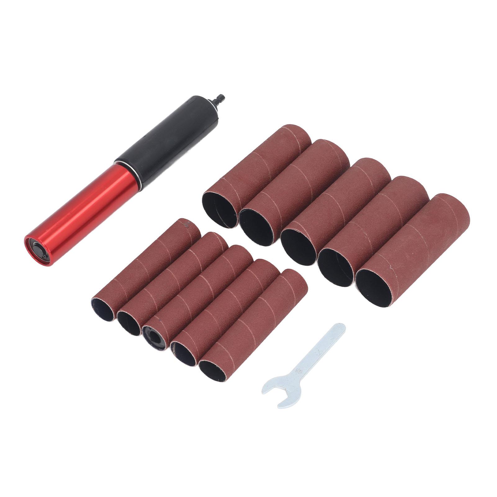 

Spindle Sander Adapter 1.5in Mandrel Aluminum Alloy Drill Sanding Mandrel Kit for Wood Metal