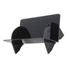 Desktop Small Bookshelf   Simple Large Capacity Plastic Tilted Desk Book Storage Rack for   Home
