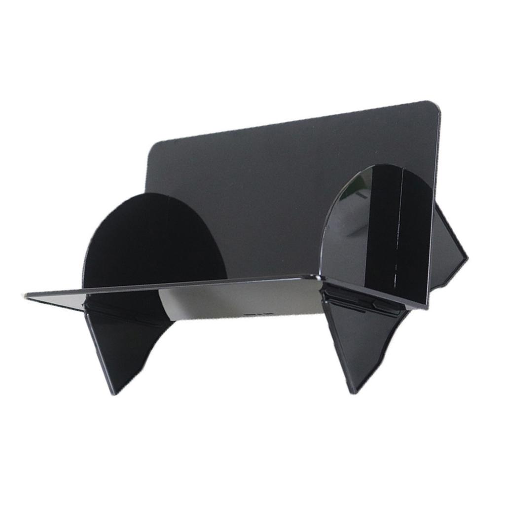 Desktop Small Bookshelf Simple Large Capacity Plastic Tilted Desk Book Storage Rack for Home