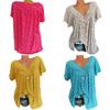Stylish Women V Neck Floral Tee T-shirts With Plus Size Options For Summer Comfort