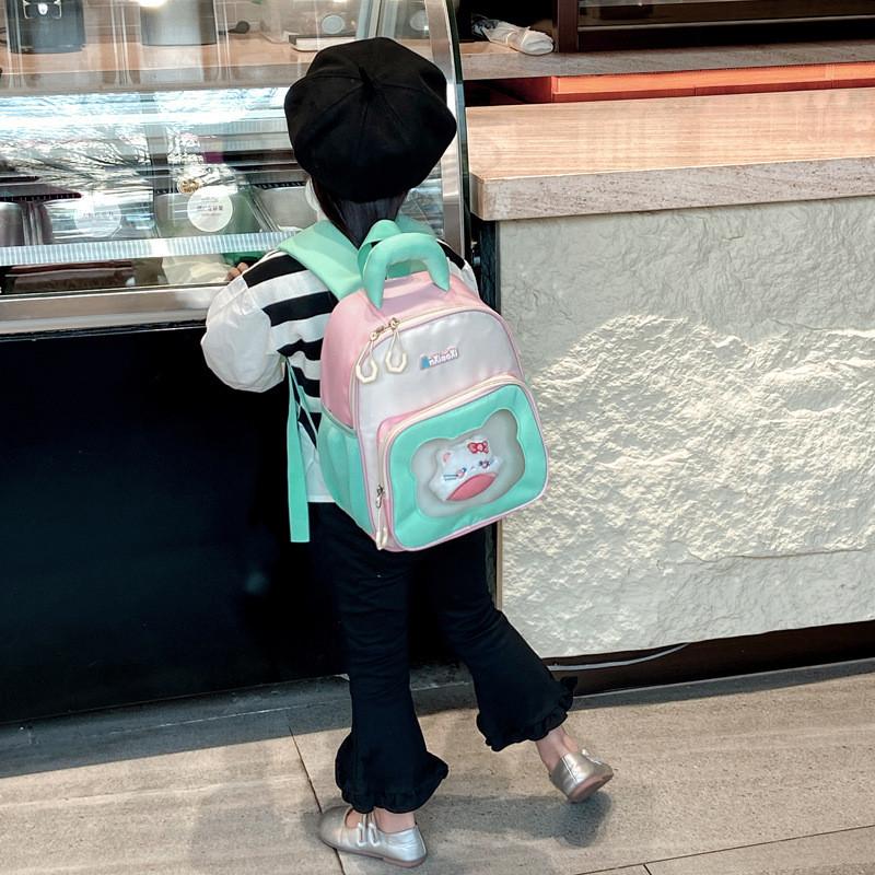 Cute Backpack Kindergarten Cartoon  Design Childrens Dualshoulder Backpack Bag