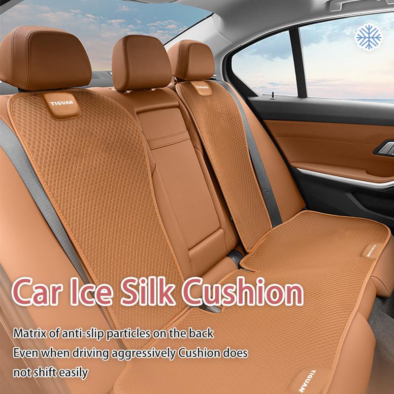 TMBCU1 For Volkswagen VW Ice Silk Car Seat Cushion Back Rear Front Non-Slip Cool Pad Golf Jetta Passat mk4 mk5 mk6 CC B5 B6 B7 Golf