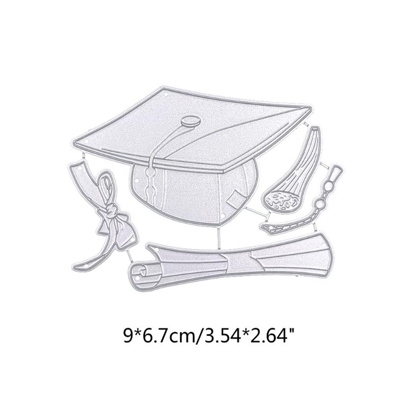 Bachelor Hat Die Cut for DIY Scrapbooking Decoration Graduation Cutting Dies