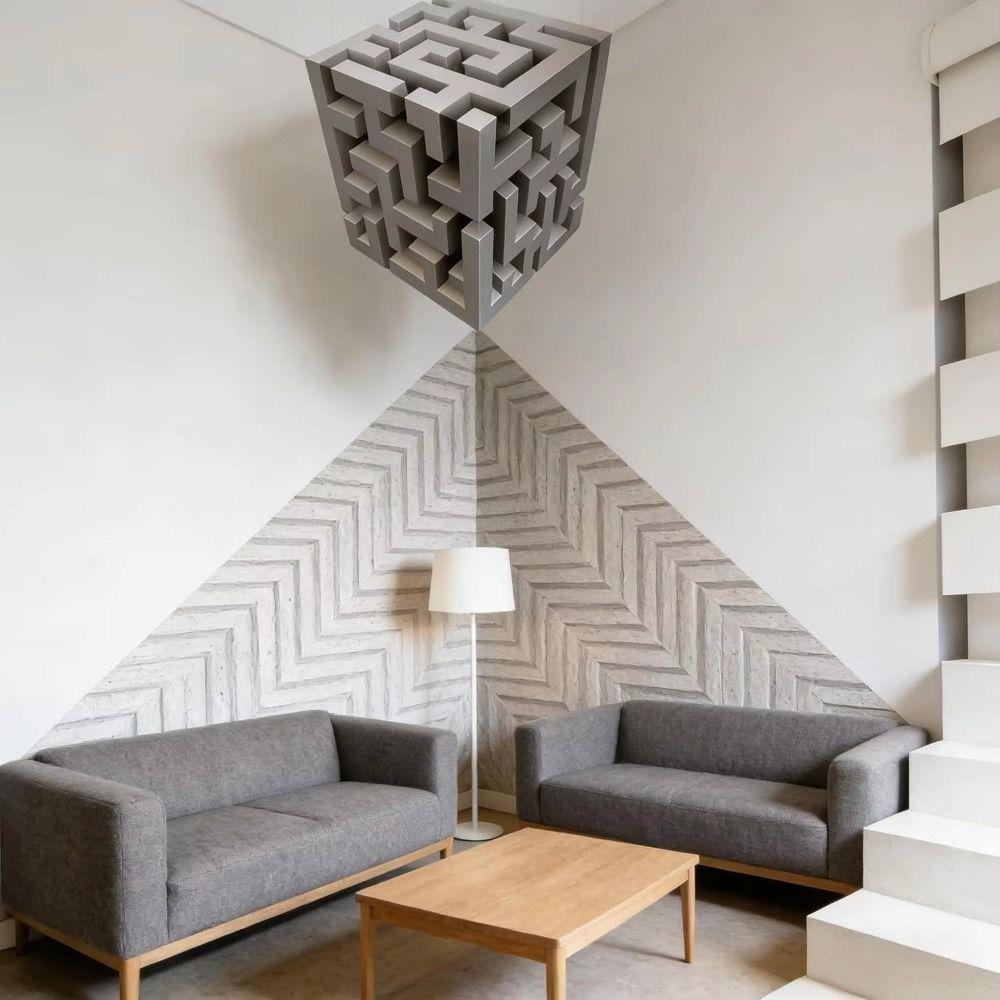 Creative 3D Wall Art Stickers Self-Adhesive Corner Wall Decal  Home Decoration