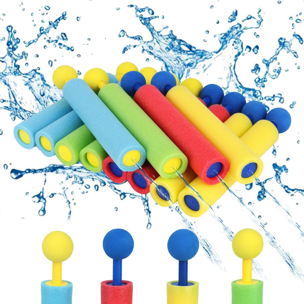 Neue Sommer Eva Ausziehbare Wasserpistole für Kinder Mini Schaumstoff Wasserblaster Spielzeug für Outdoor-Spaß