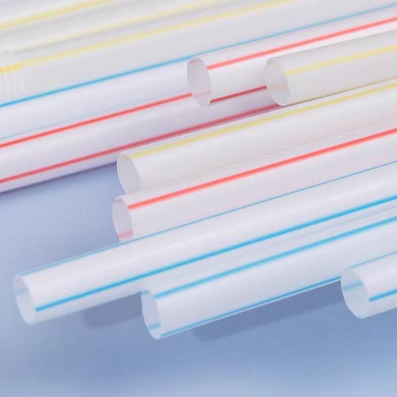 Disposable Plastic Curved Drinking Straws Reusable Child Straw For Drinks Colorful Drinking Tube Multi-Time Straw Party Supplies