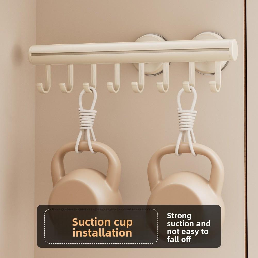 Adjustable Sliding Wardrobe Hooks Space Saving Vest Hook Pull-Out Clothes Hanger  Closet Storage
