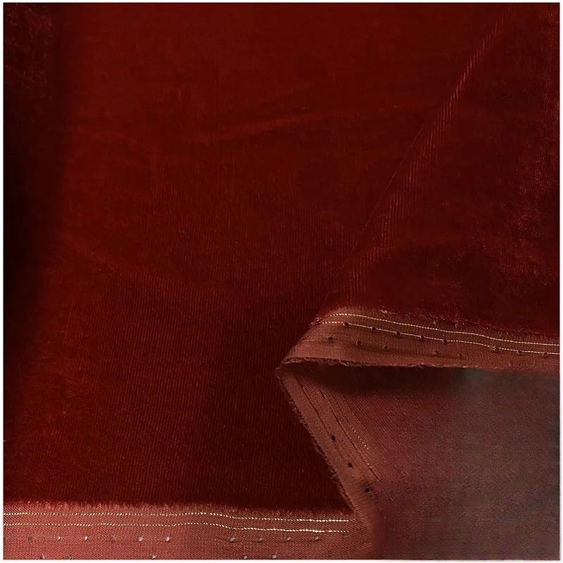 Țesături din Catifea de Mătase 100x140cm Pentru Rochie Cheongsam Fustă Costum Cusut DIY Catifea Aurie Reală Material Prietenos cu Pielea