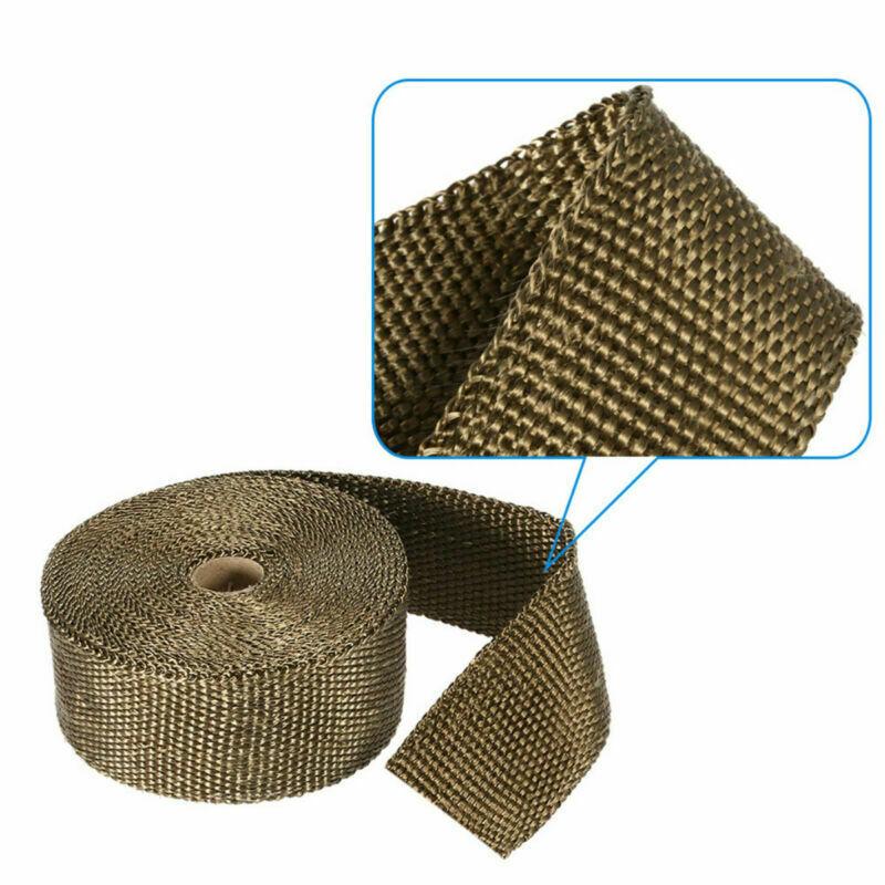 10M Motorcycle Exhaust Systems Accessories Titanium Heat Exhaust Ulating Downpipe Manifold RAP WRAP 10 Ties 30CM