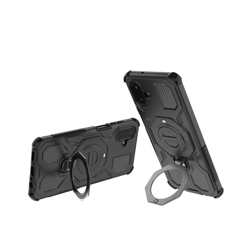 Etui Pokrowiec na Samsung A07 Samsung Galaxy A07 Capas Bumper na Telefon Odporny na Wstrząsy Atrakcja Adsorpcja Uchwyt Pierścieniowy Fundas Samsung A07