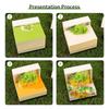 2026 3D Art Calendar Memo Pad 3D Tree Shaped Notebook Desk Calendar Tear Away Notepad Paper Sculpture Time Piece Calendar