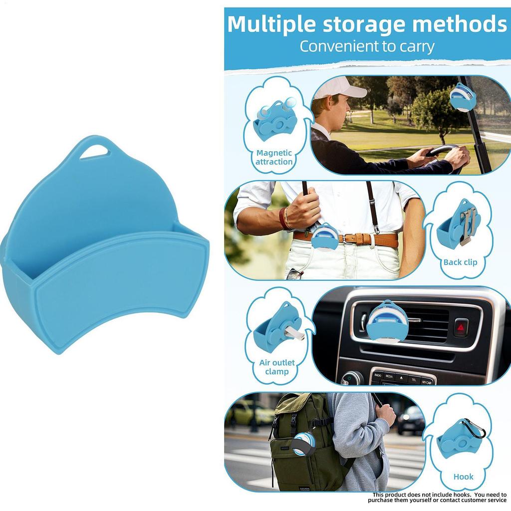 Car Visor Organizer Silicone Clip Magnetic Mount Truck Visor Organizer For Vent Backpack Chew Can Pouch Women Men Vehicles