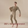 Men's Seamless Thermal Underwear Set - German Cashmere, Antibacterial, Warm for Autumn and Winter