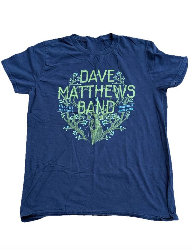 Dave Matthews Band DMB Concert Navy Cotton Shirt For Men Women WA626 Unisex T-Shirt L