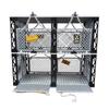 1 Set Double Layers Cage Building Block Toy Educational Closed Prisoner Cage Assembly