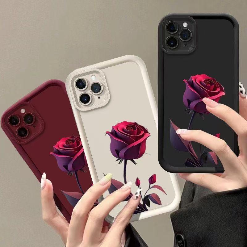 One Rose iPhone 17/17 Pro Max Case - Unique Design for Personality (Fits Models 13, 14 Pro, 12)