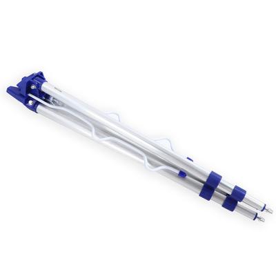 Supporto per canna da pesca telescopica regolabile in lega di alluminio Supporto per treppiede Supporto a 5 pali 1,2 m
